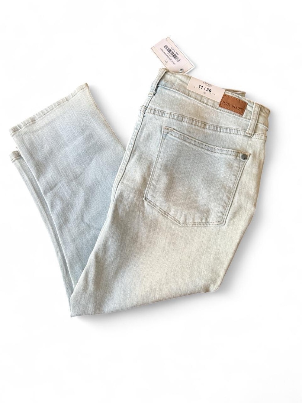 Judy Blue Light Wash Skinny Jeans - Pale Blue
